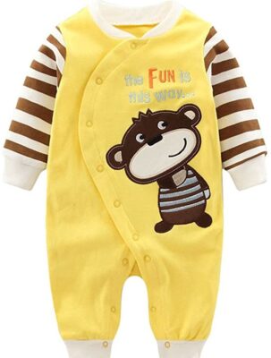 Baby Strampler Jungen Mädchen Schlafanzug Baumwolle Overalls Säugling Spielanzug Baby-Nachtwäsche