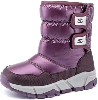 GUBARUN Kinder Winterstiefel Schneestiefel Jungen Mädchen Winter Outdoor Warm Wasserdicht Stiefel