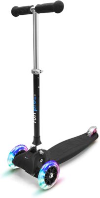 fun pro ONE,der sichere Premium Kinderroller, Vergleichstestsieger, LED Räder, faltbar, ab Kleinkind Junge Mädchen, Händler aus HH, 3 Jahre Garantie (Roller, Kickboard, Tretroller), 2 3 4 5 6 Jahre