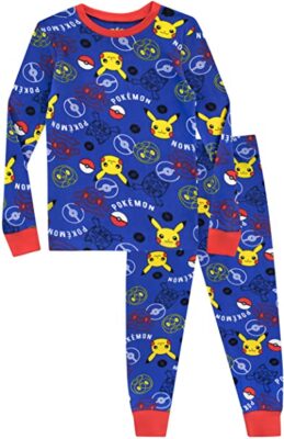 Pokemon Jungen Pikachu Schlafanzug Slim Fit