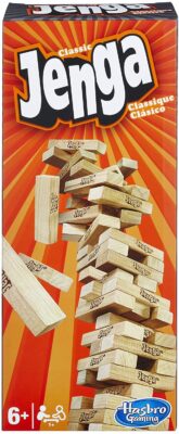 Hasbro – Jenga Classic, Kinderspiel das die Reaktionsgeschwindigkeit fördert, ab 6 Jahren